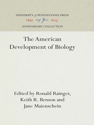 cover image of The American Development of Biology